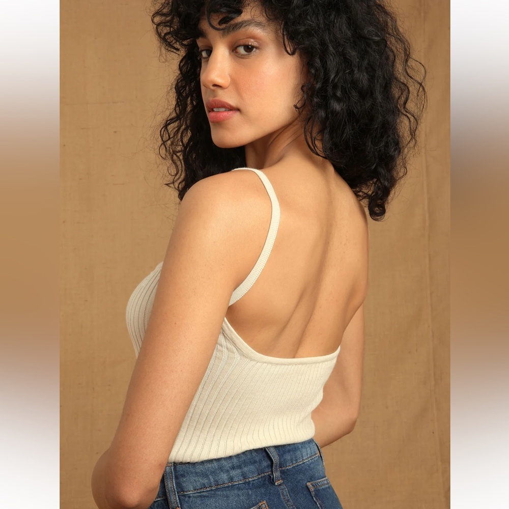 Rouje YAN TANK TOP - size 36 - beige